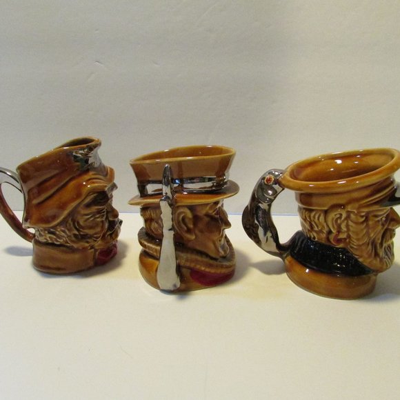 lot vintage Lord Nelson Pottery head mugs Gaffer Beefeater Fisherman - Picture 7 of 9